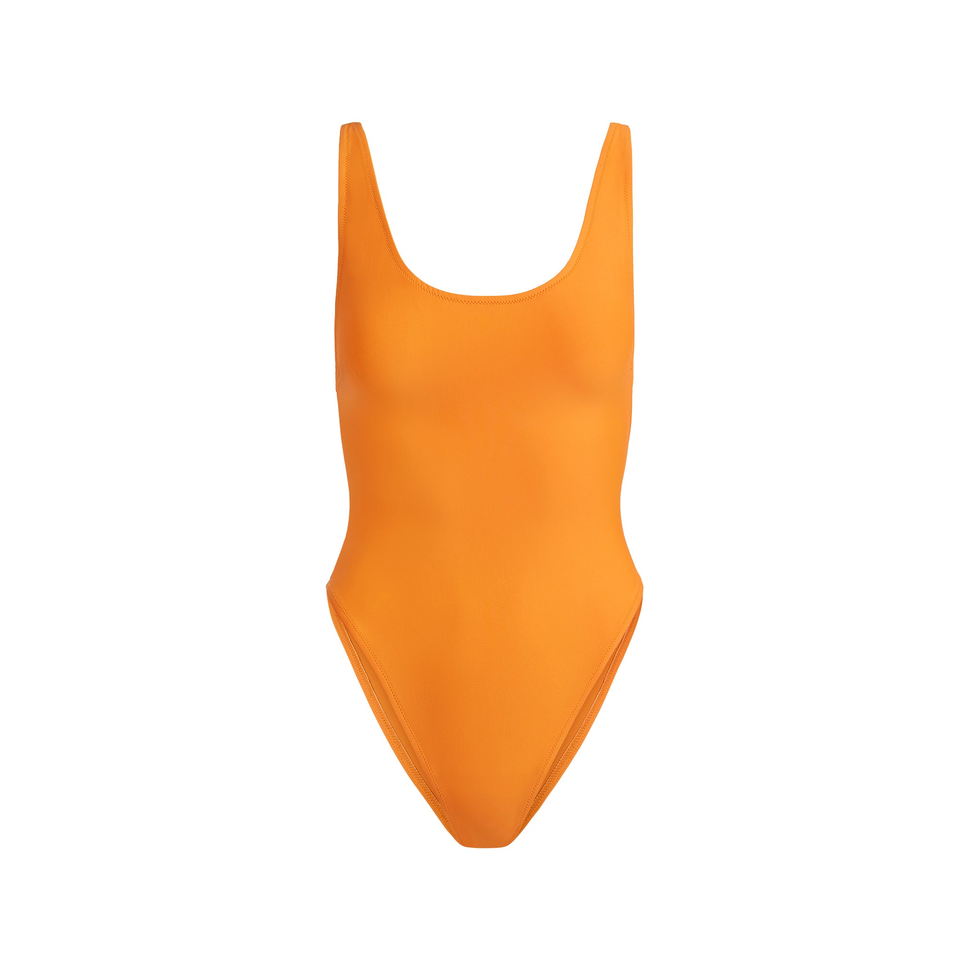 SIGNATURE SWIM SCOOP NECK ONE PIECE | TANGERINE - Image 6