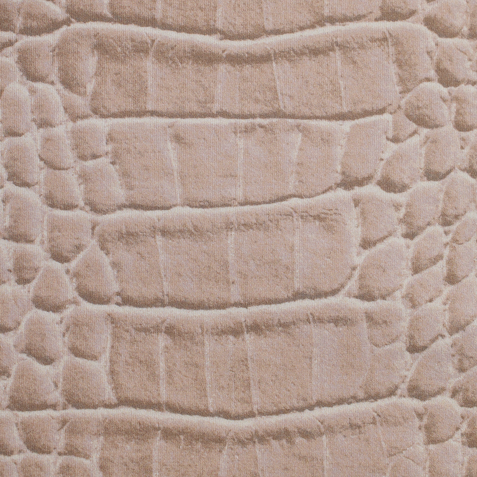 SIGNATURE SWIM RUCHED THONG BIKINI BOTTOM | DUNE CROCODILE PRINT - Image 5