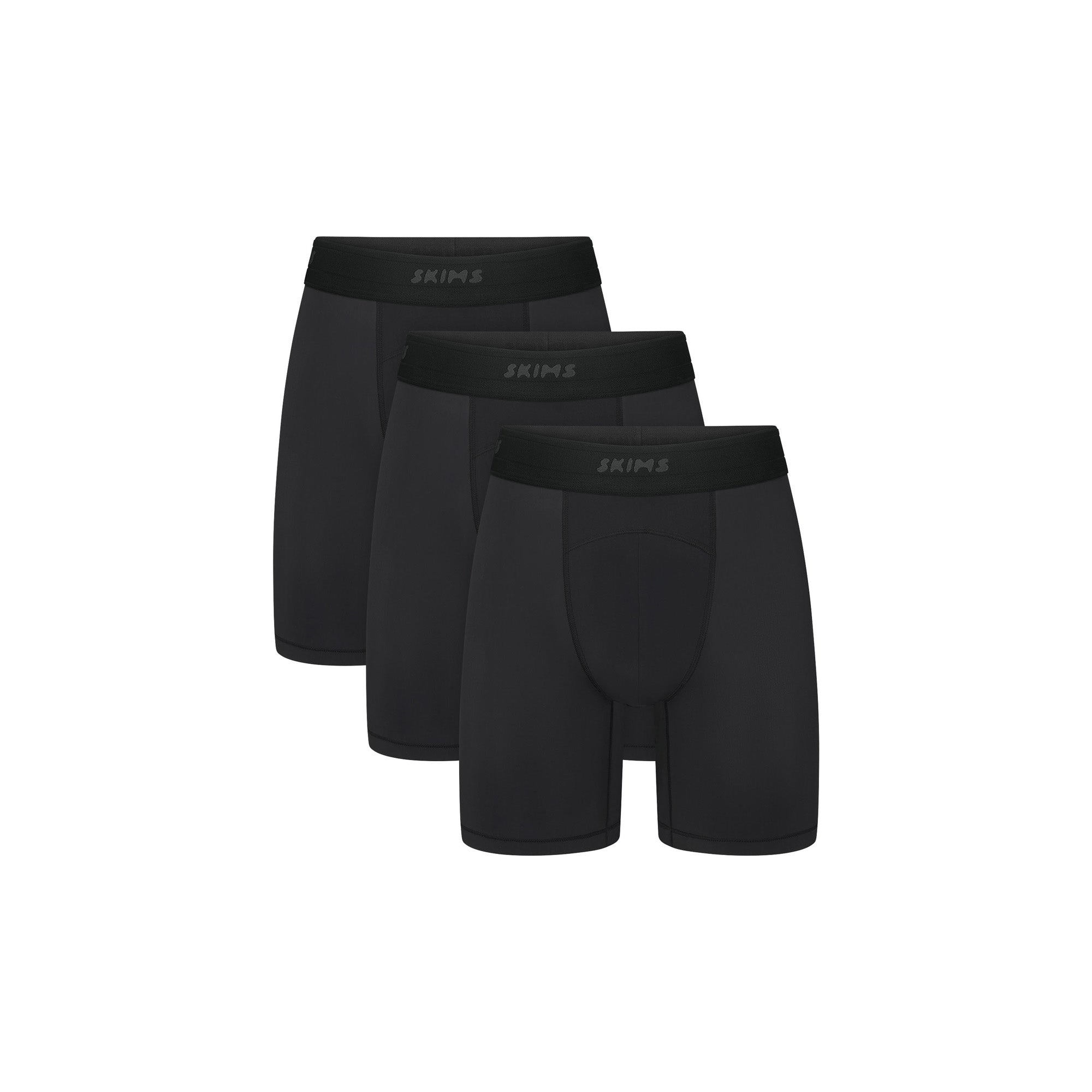 SKIMS SPORT MENS 7" BOXER BRIEF 3-PACK | OBSIDIAN - Image 5