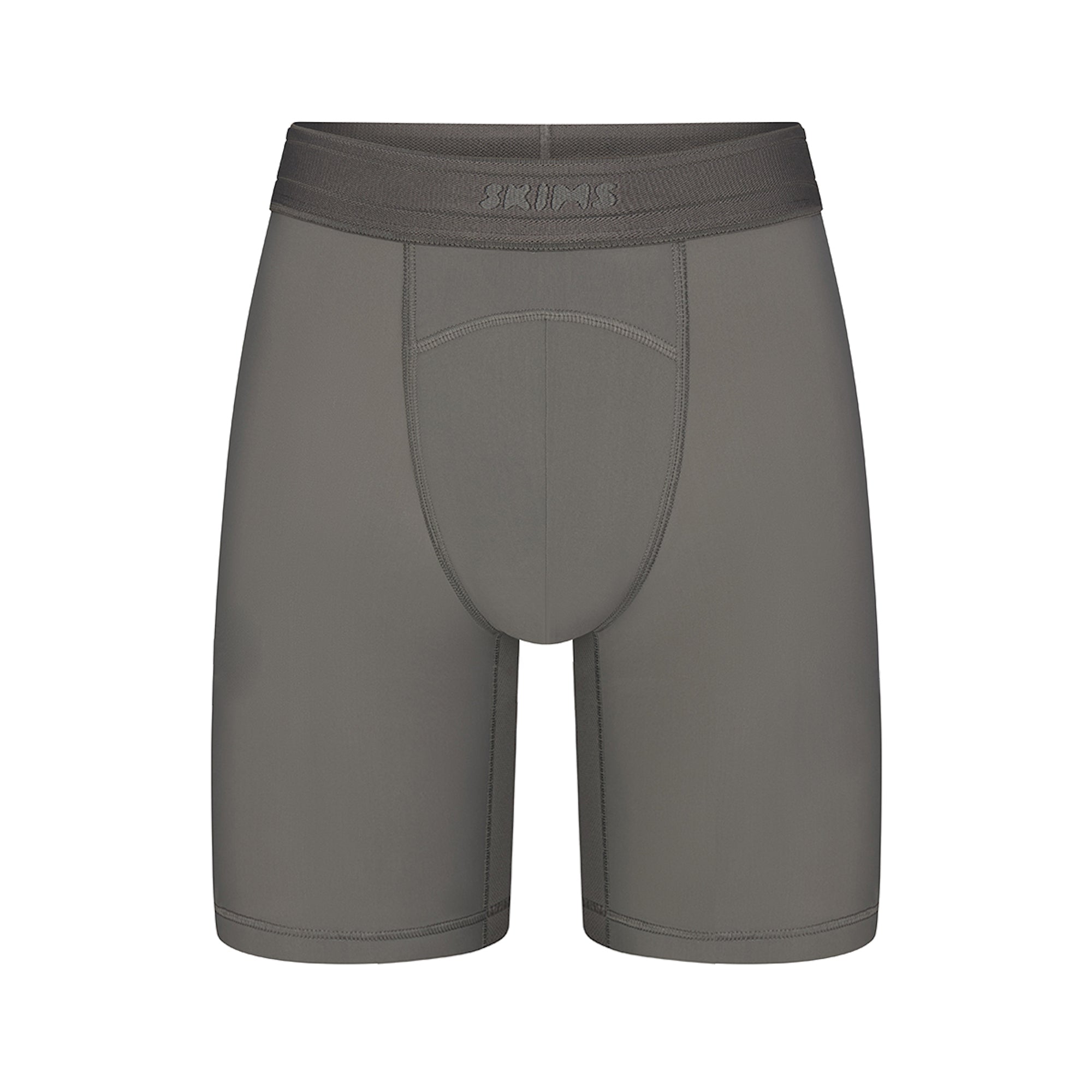 SKIMS SPORT MENS 9" BOXER BRIEF | GUNMETAL