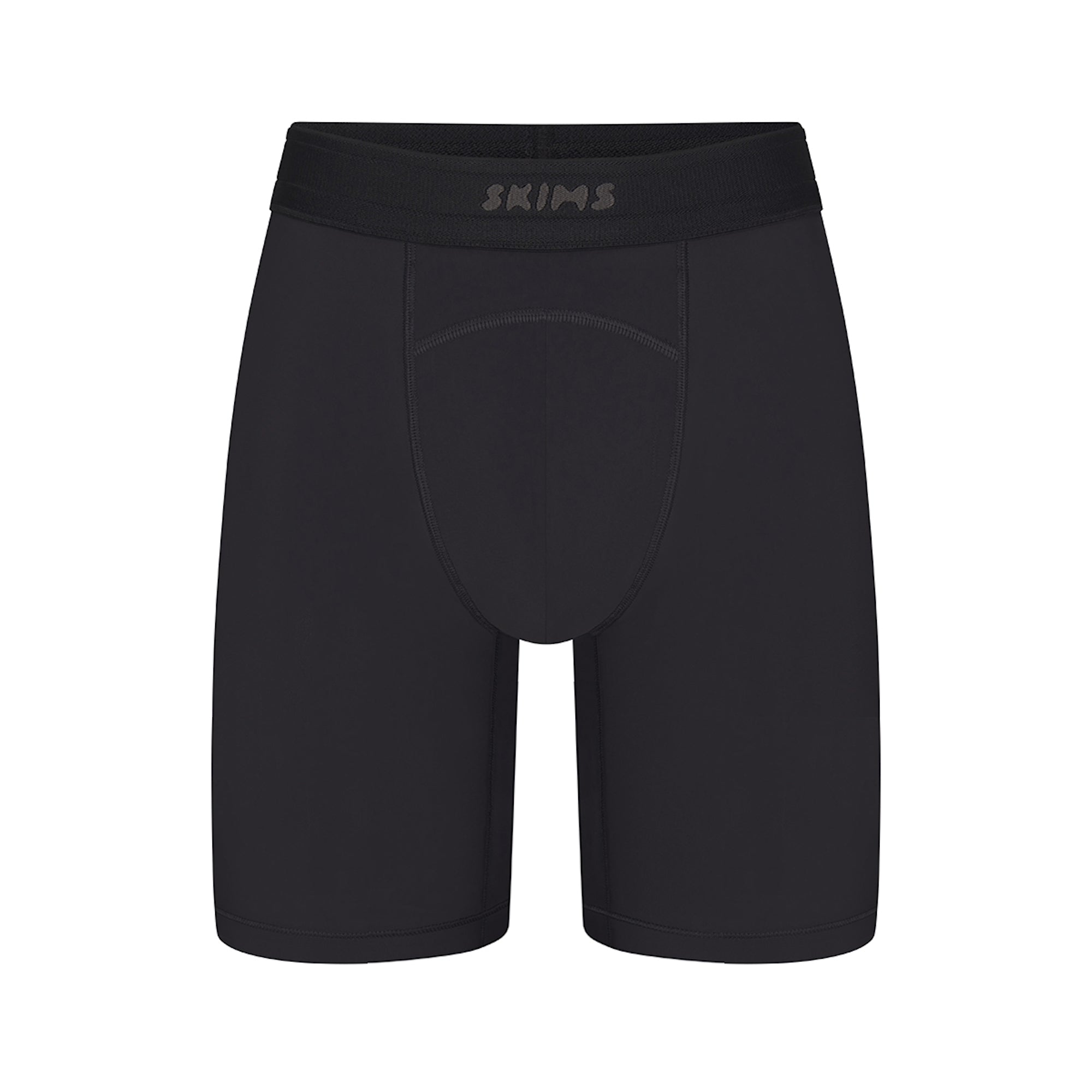 SKIMS SPORT MENS 9" BOXER BRIEF | OBSIDIAN