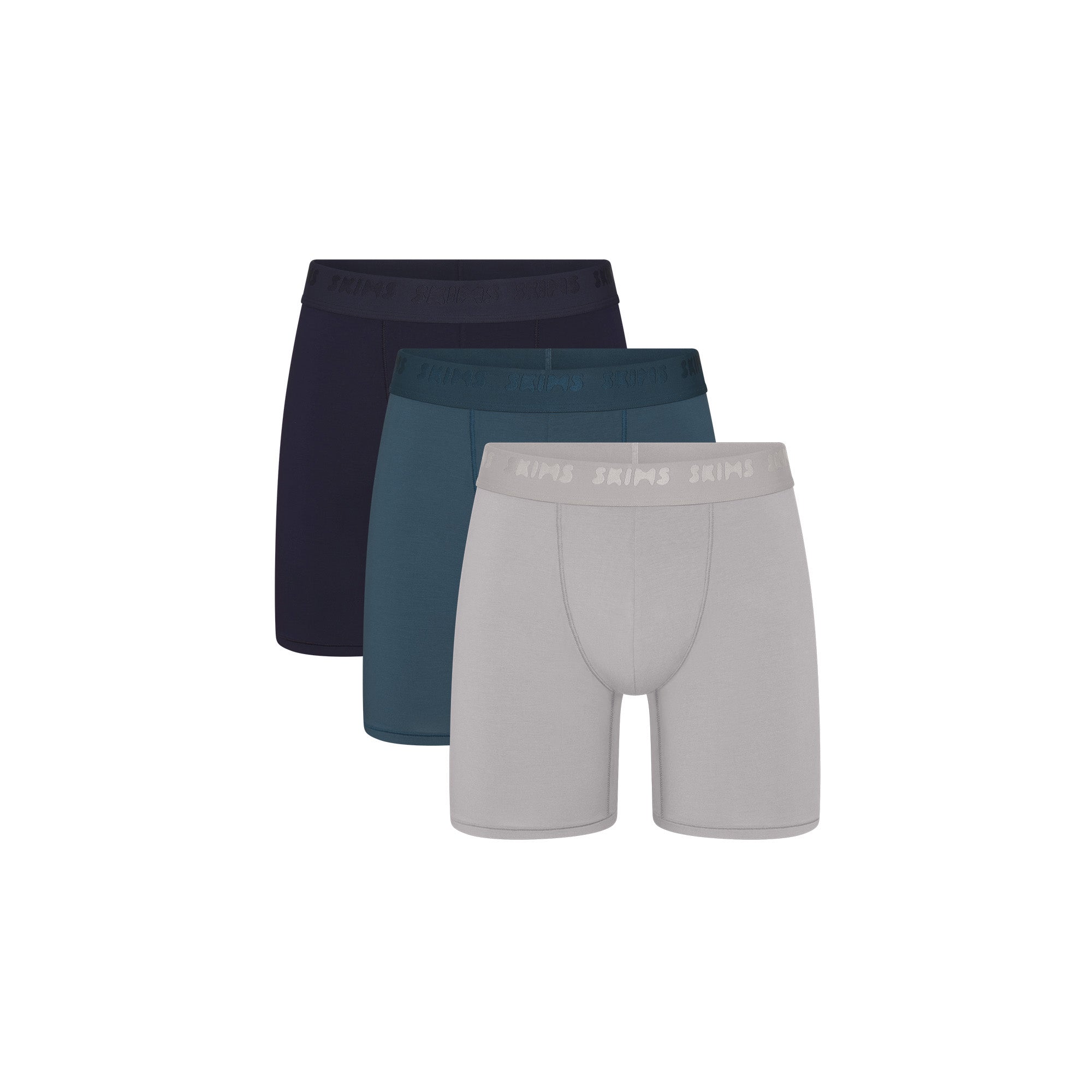 SKIMS STRETCH MENS 5" BOXER BRIEF 3-PACK | INDIGO MULTI - Image 9