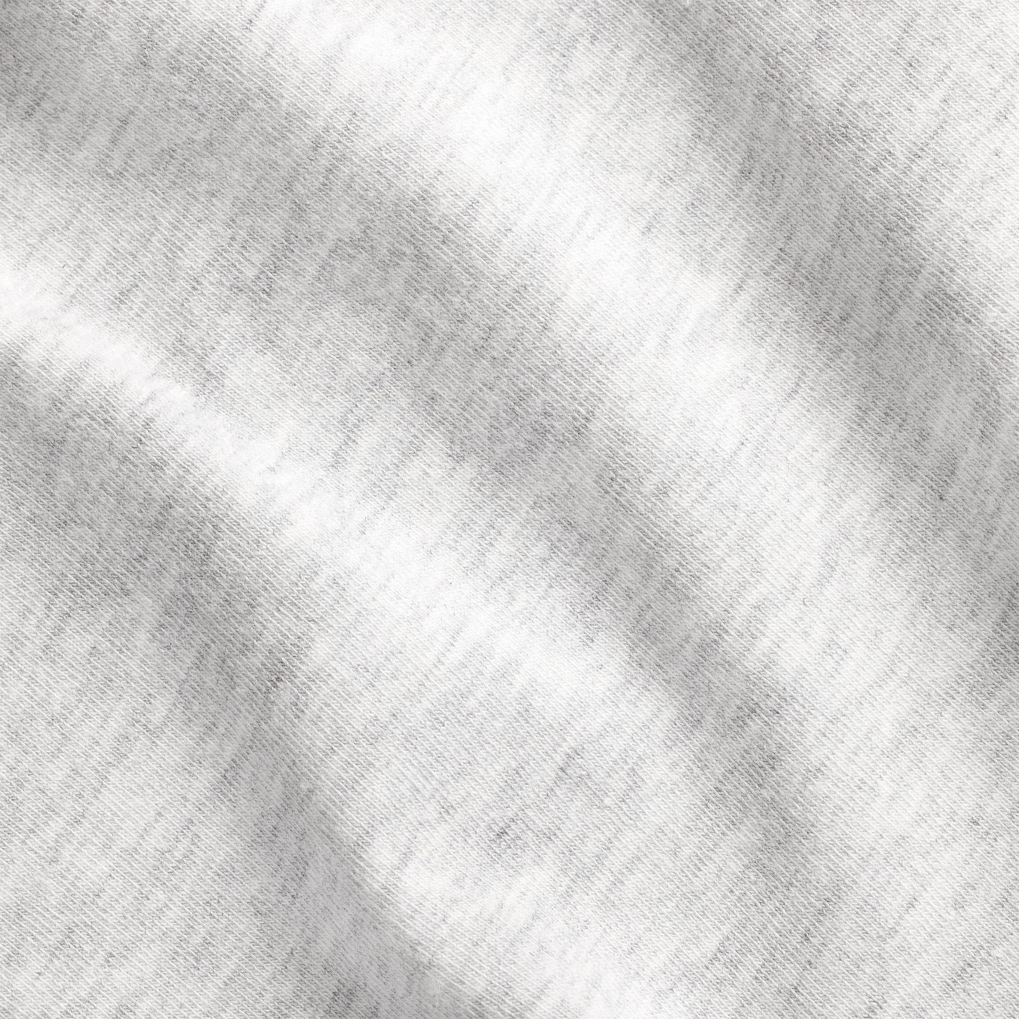 COTTON JERSEY SCOOP BRALETTE | LIGHT HEATHER GREY - Image 5