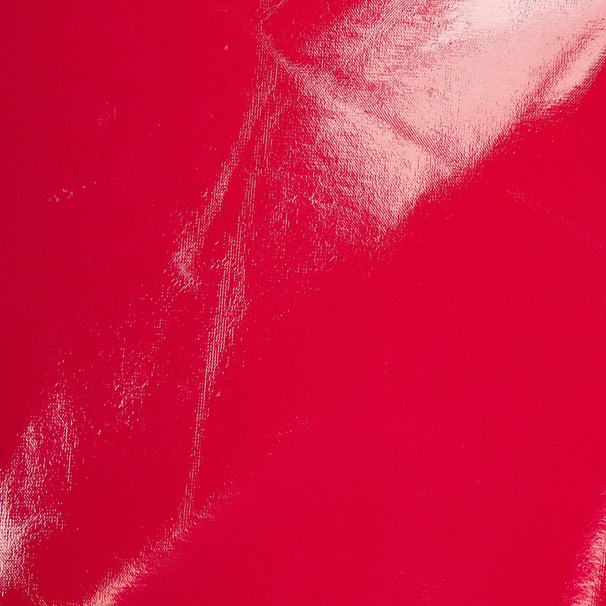 VINYL MICRO TRIANGLE BRALETTE | RED - Image 5