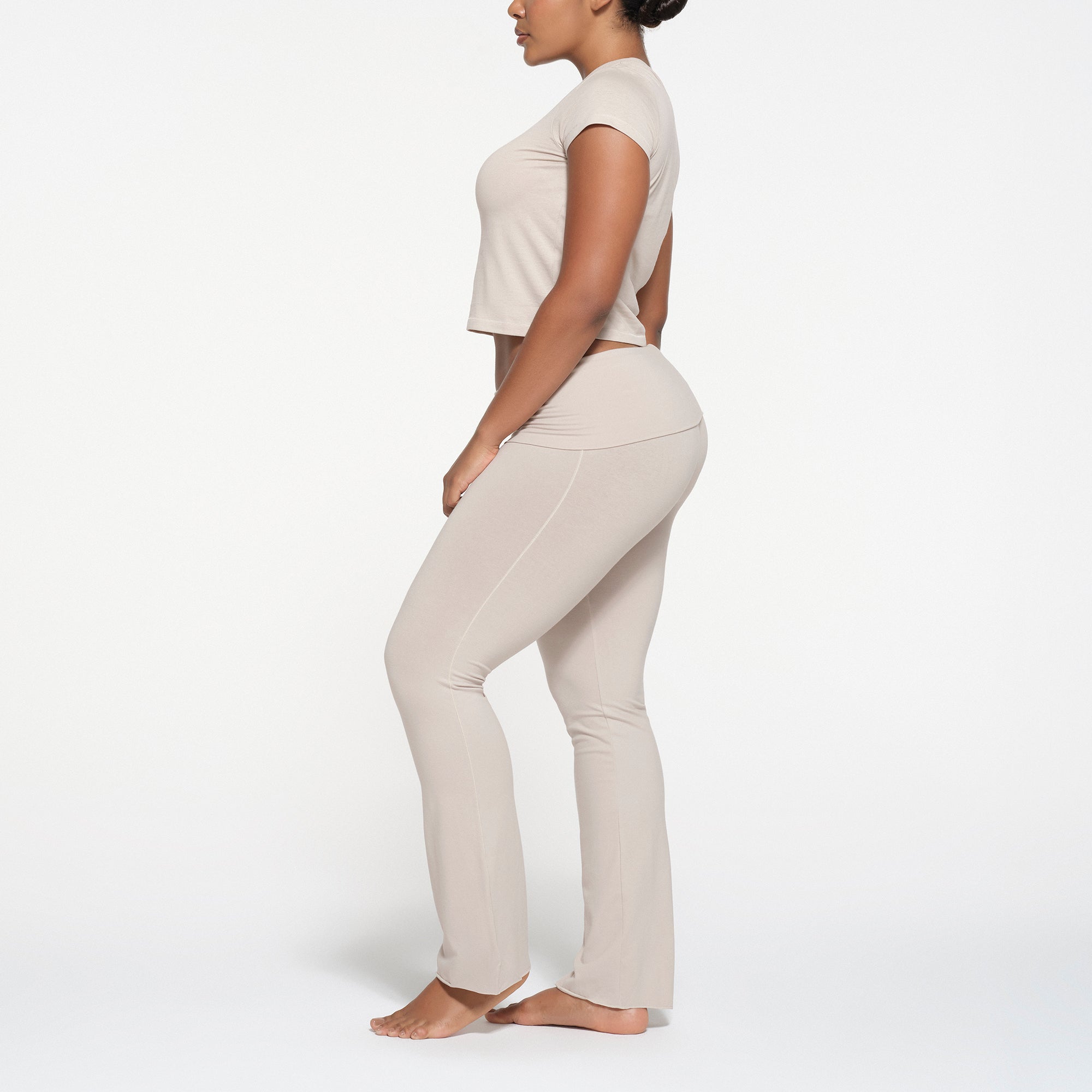 RELAXED TEES SHRUNKEN T-SHIRT | STONE - Image 2