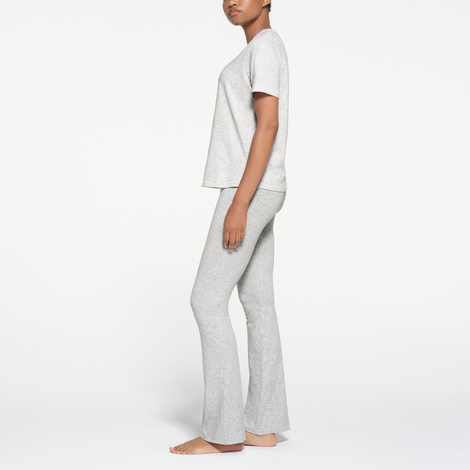 RELAXED TEES T-SHIRT | LIGHT HEATHER GREY - Image 2