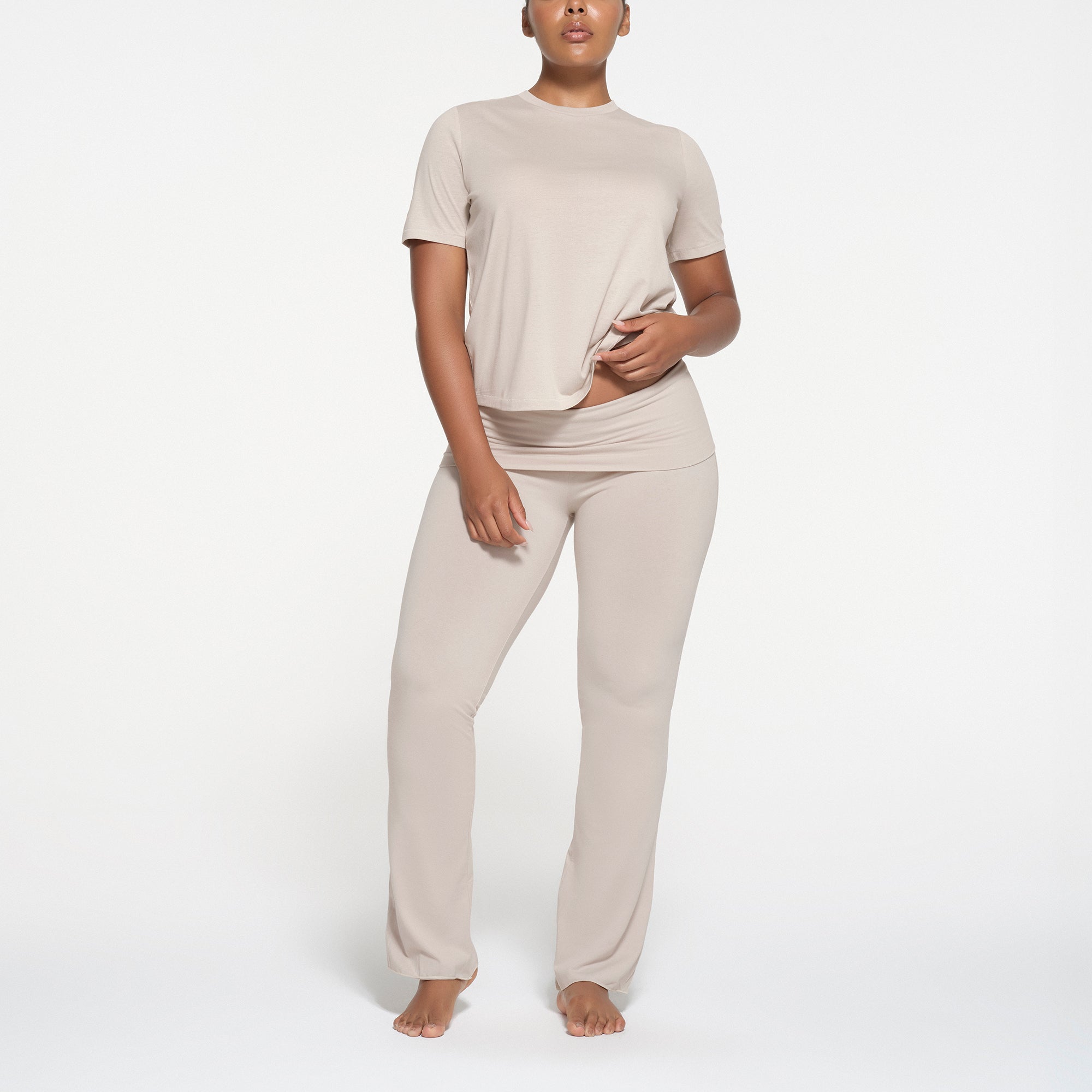 RELAXED TEES T-SHIRT | STONE