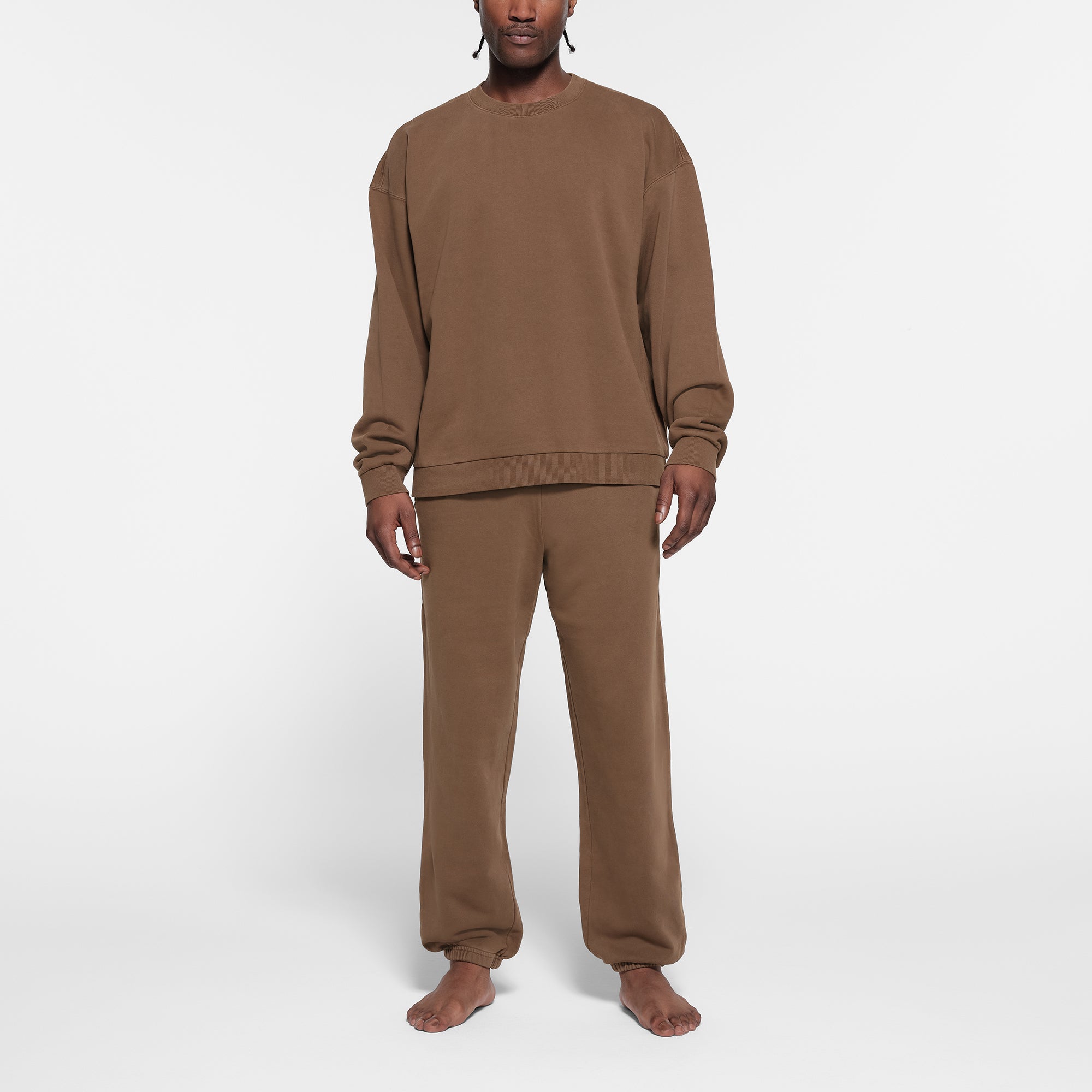TERRY MENS RELAXED CREWNECK | OXIDE