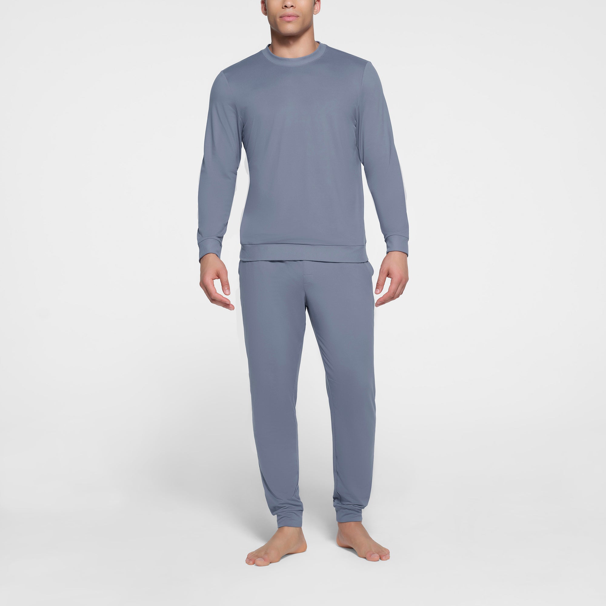 OUTDOOR JERSEY MENS CLASSIC CREWNECK | STEEL BLUE