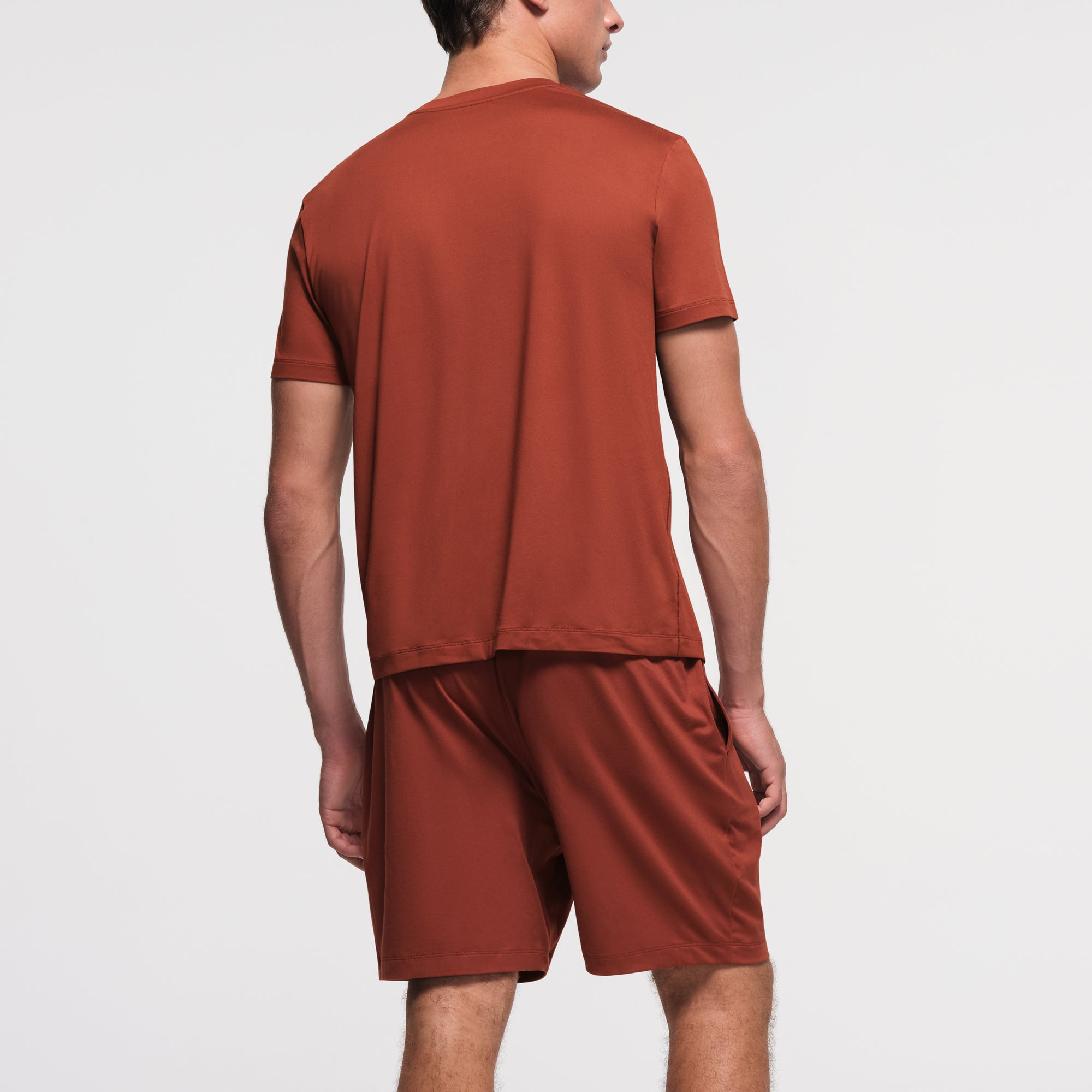 OUTDOOR JERSEY MENS CLASSIC T-SHIRT | RUST - Image 3