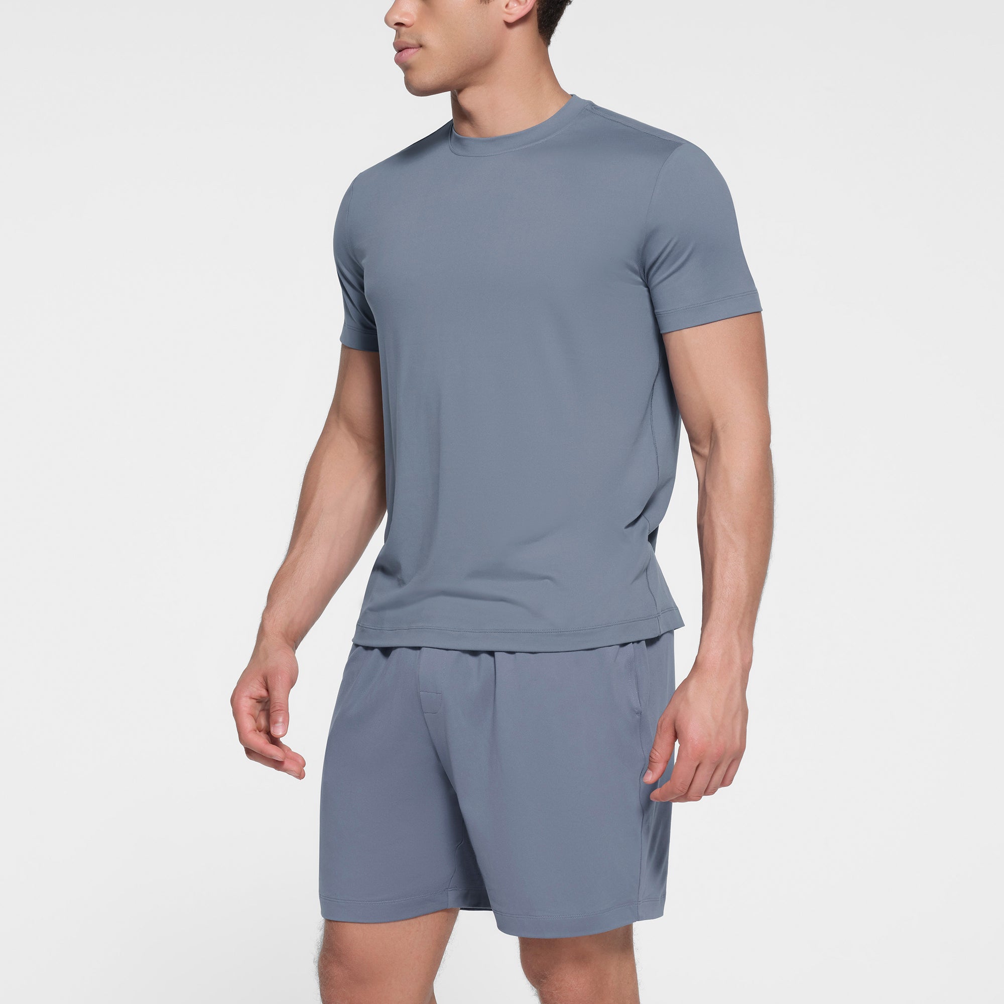 OUTDOOR JERSEY MENS CLASSIC T-SHIRT | STEEL BLUE - Image 2