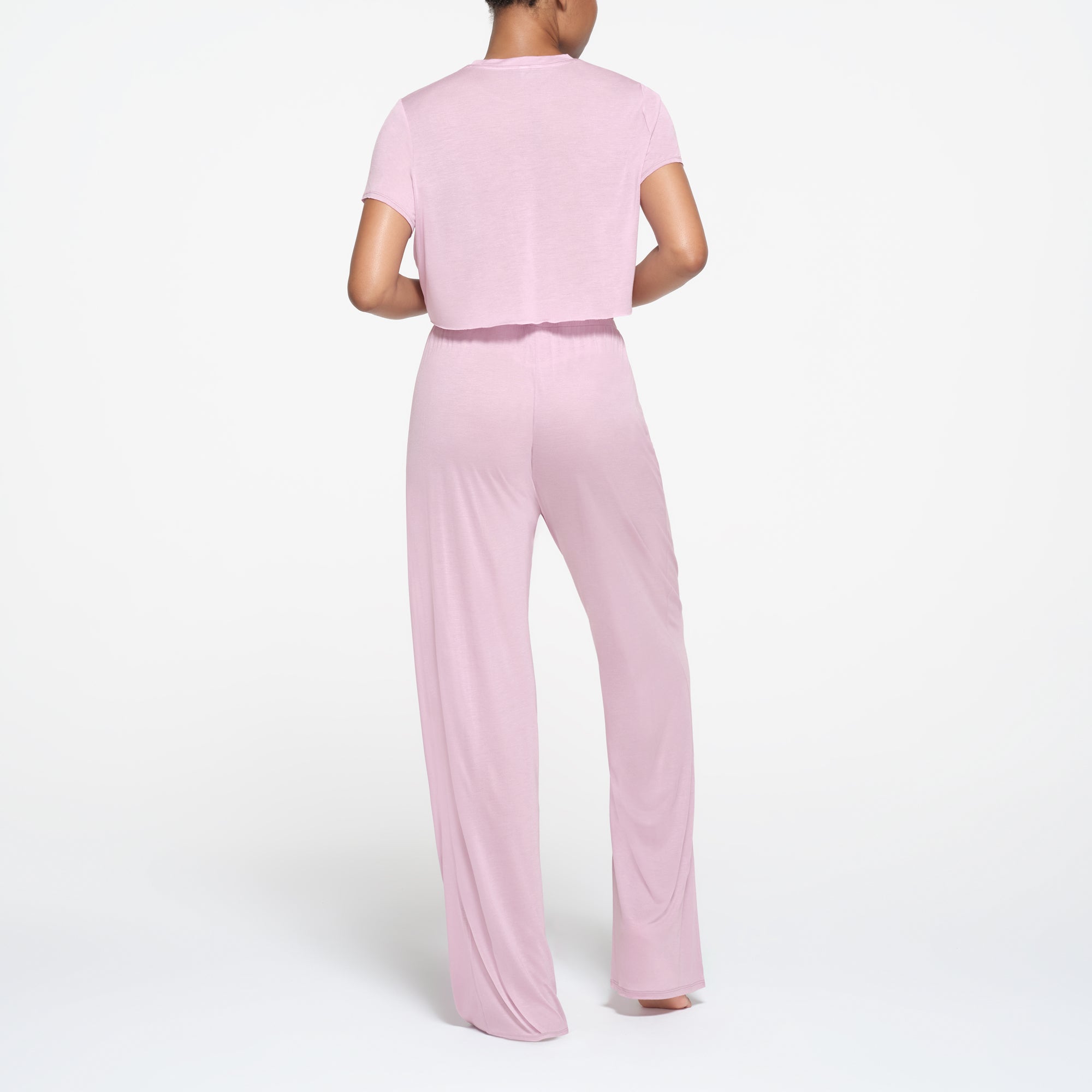 KIMS SLEEP CROPPED T-SHIRT | ORCHID - Image 3