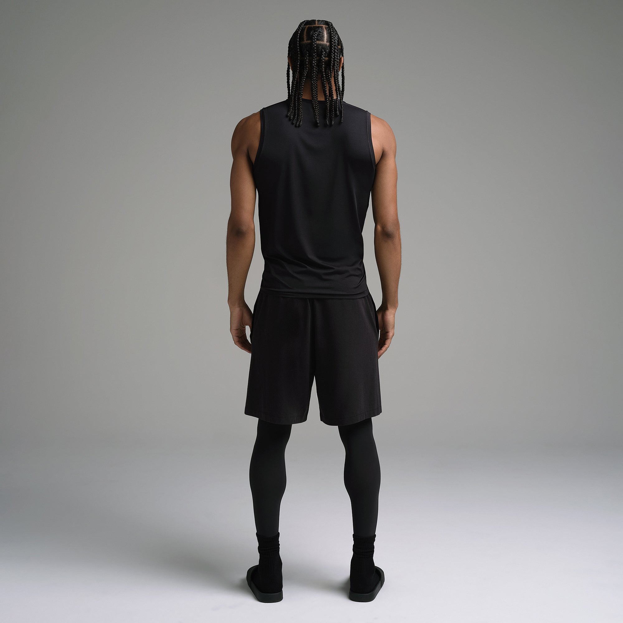 SKIMS SPORT MENS MUSCLE TANK | OBSIDIAN - Image 3