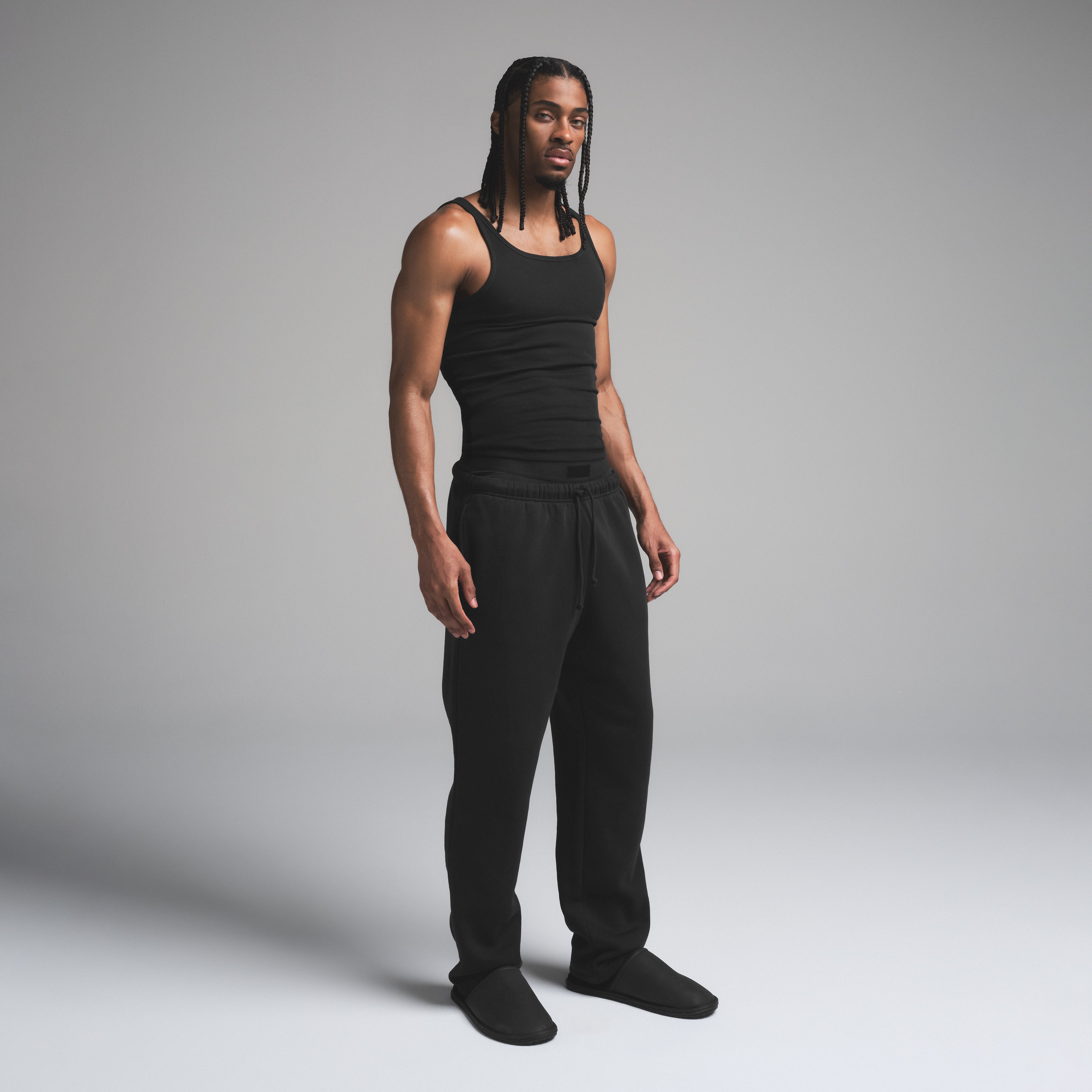 SKIMS COTTON MENS RIB TANK 3-PACK | ONYX - Image 3