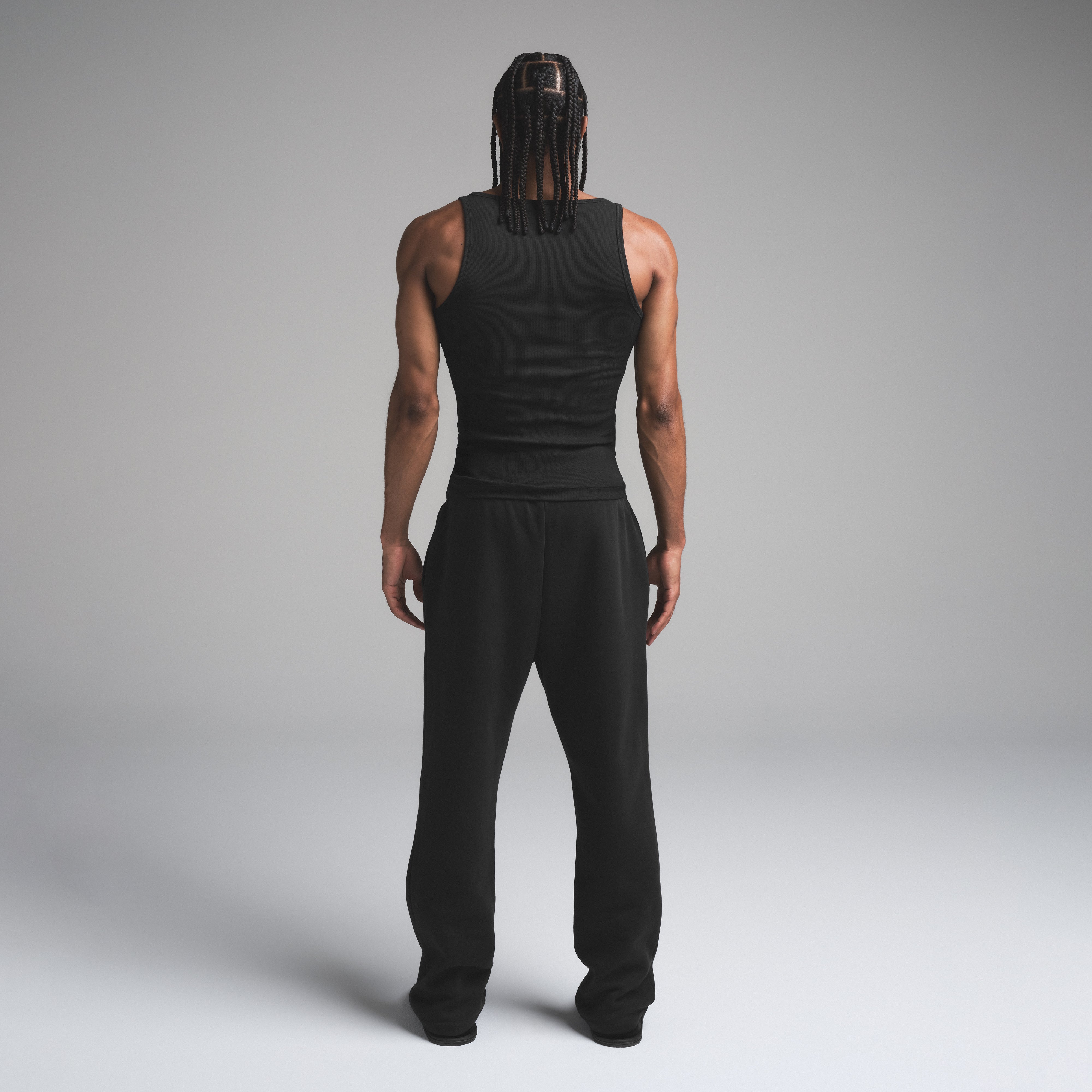 SKIMS COTTON MENS RIB TANK 3-PACK | ONYX - Image 4