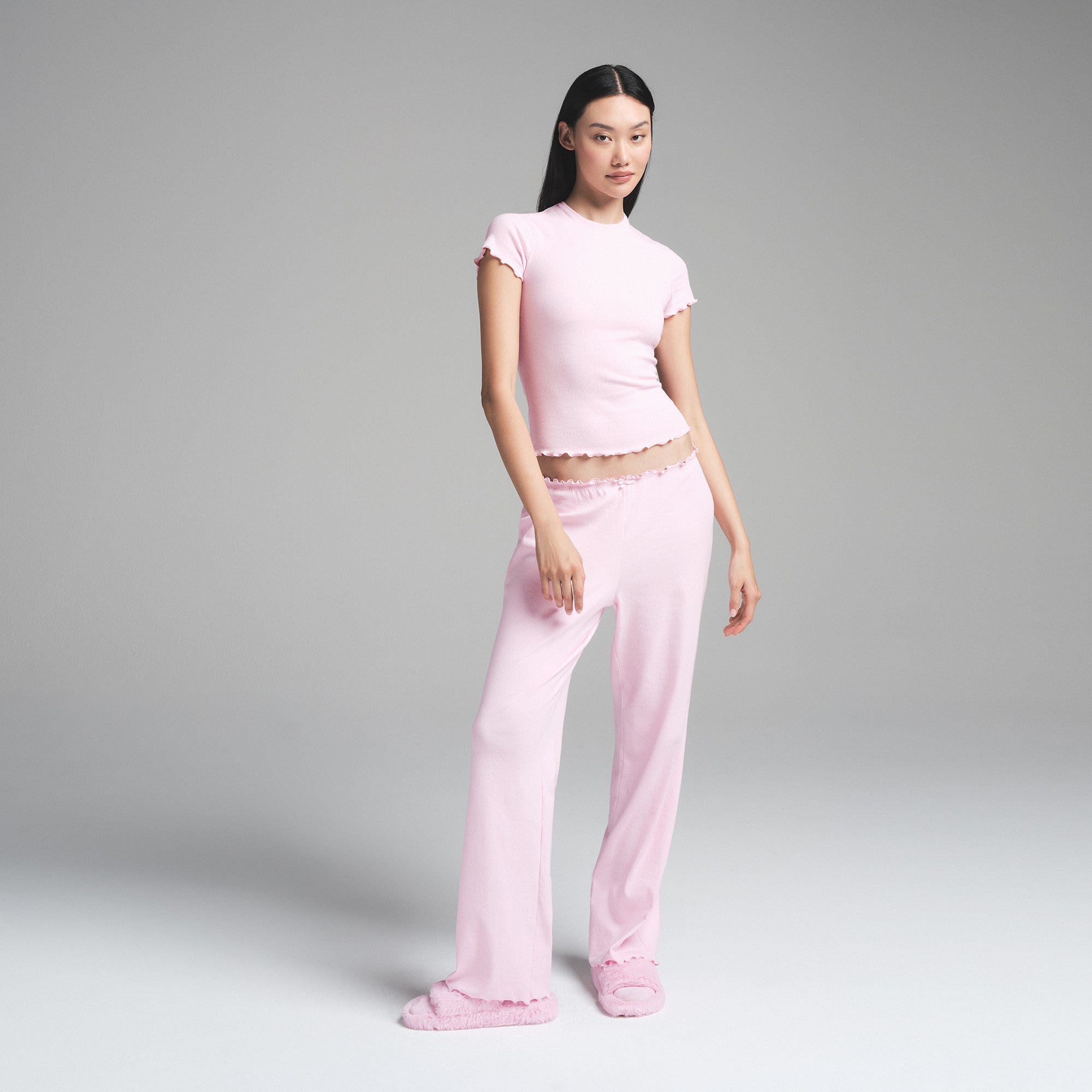 LOGO POINTELLE T-SHIRT | CHERRY BLOSSOM - Image 2