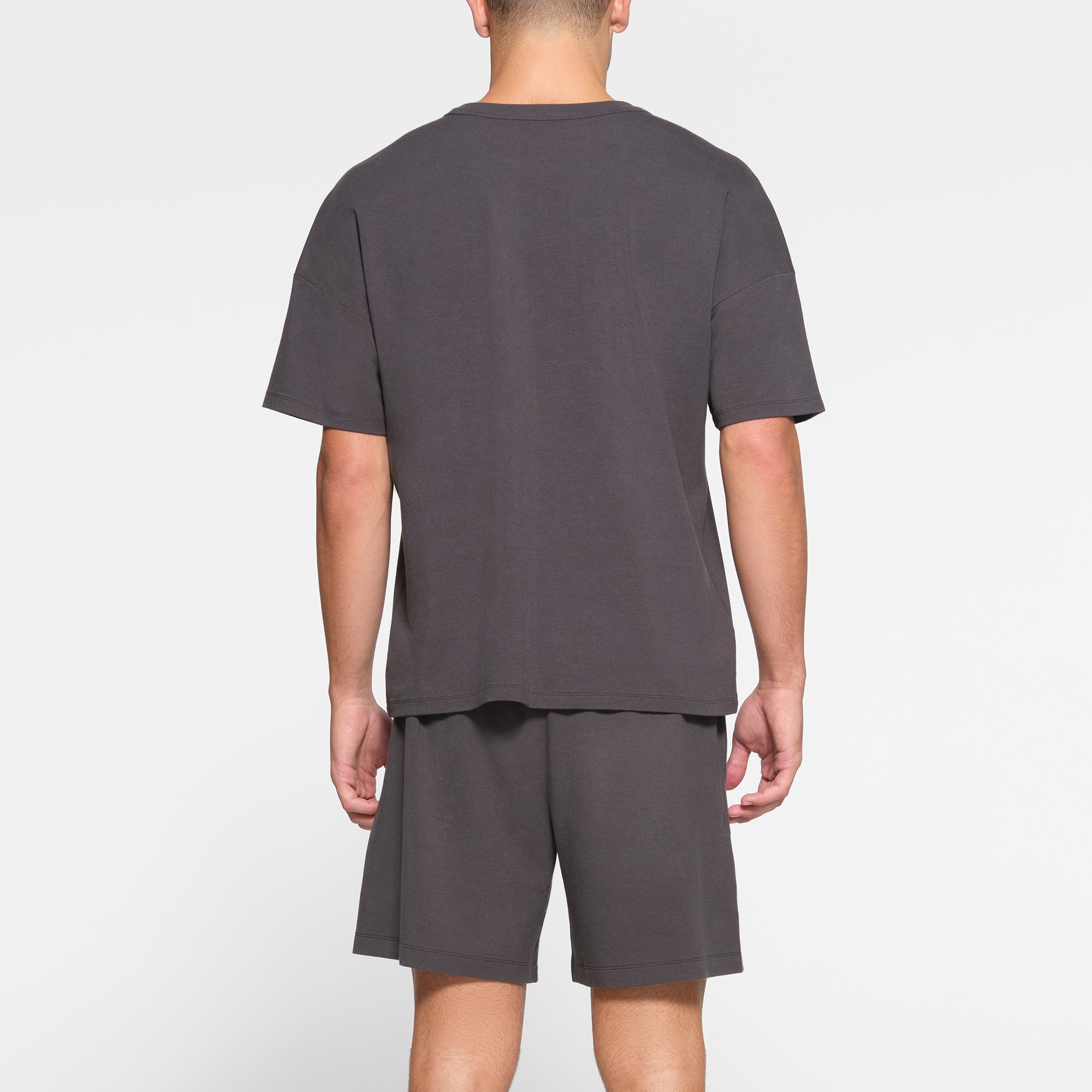 JERSEY LOUNGE MENS OVERSIZED T-SHIRT | ASH - Image 3