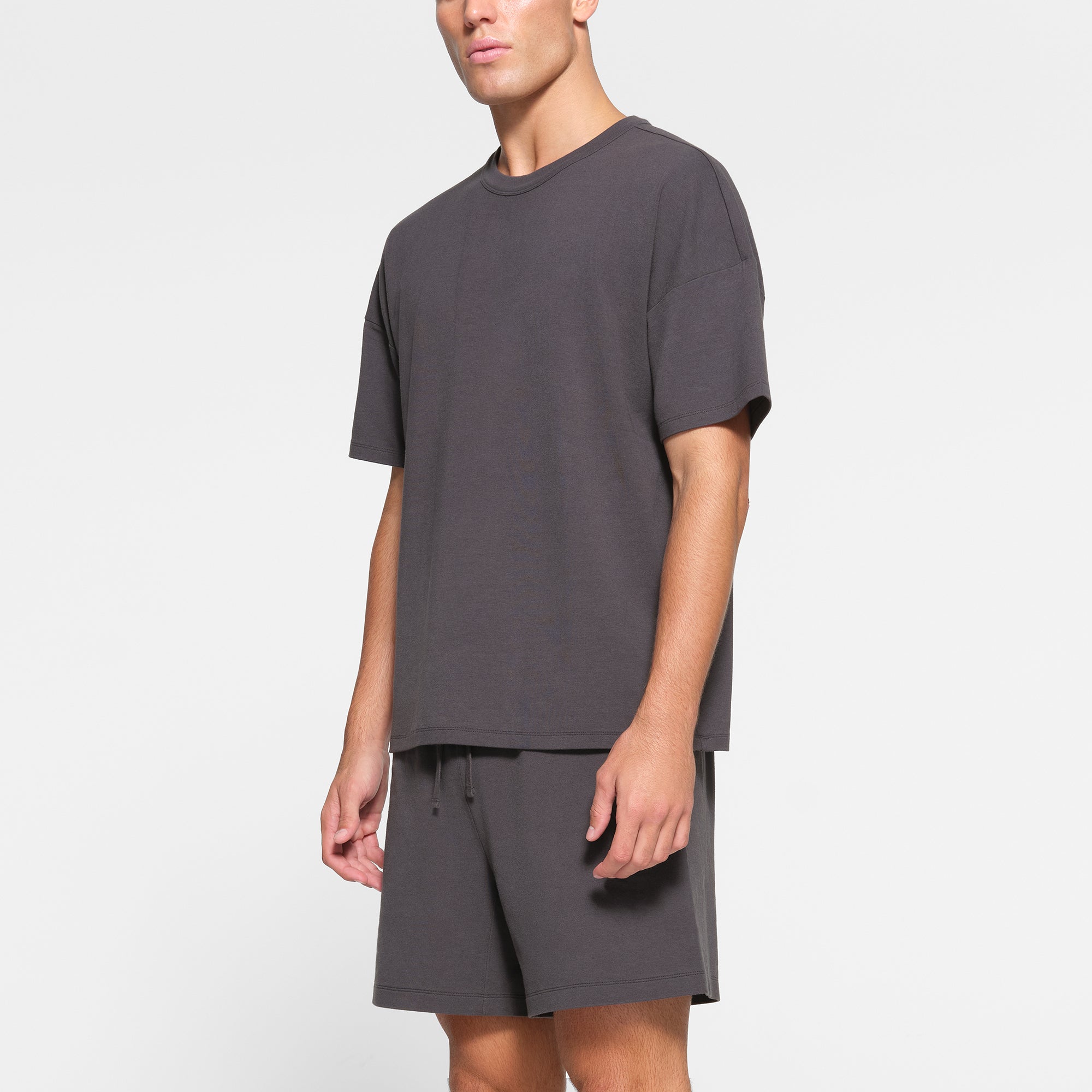JERSEY LOUNGE MENS OVERSIZED T-SHIRT | ASH - Image 2