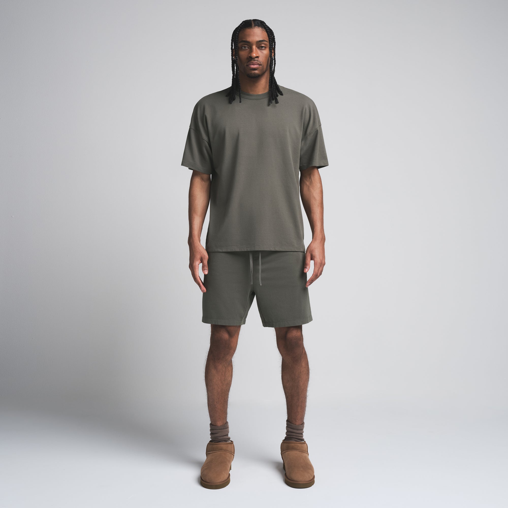 JERSEY LOUNGE MENS OVERSIZED T-SHIRT | BASIL