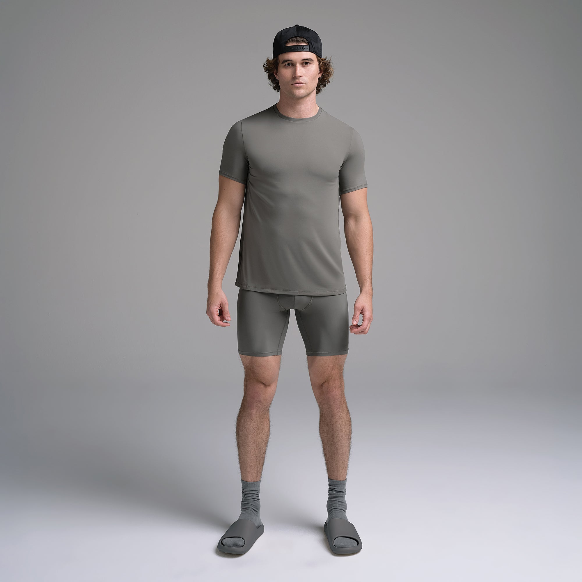 SKIMS SPORT MENS T-SHIRT | GUNMETAL
