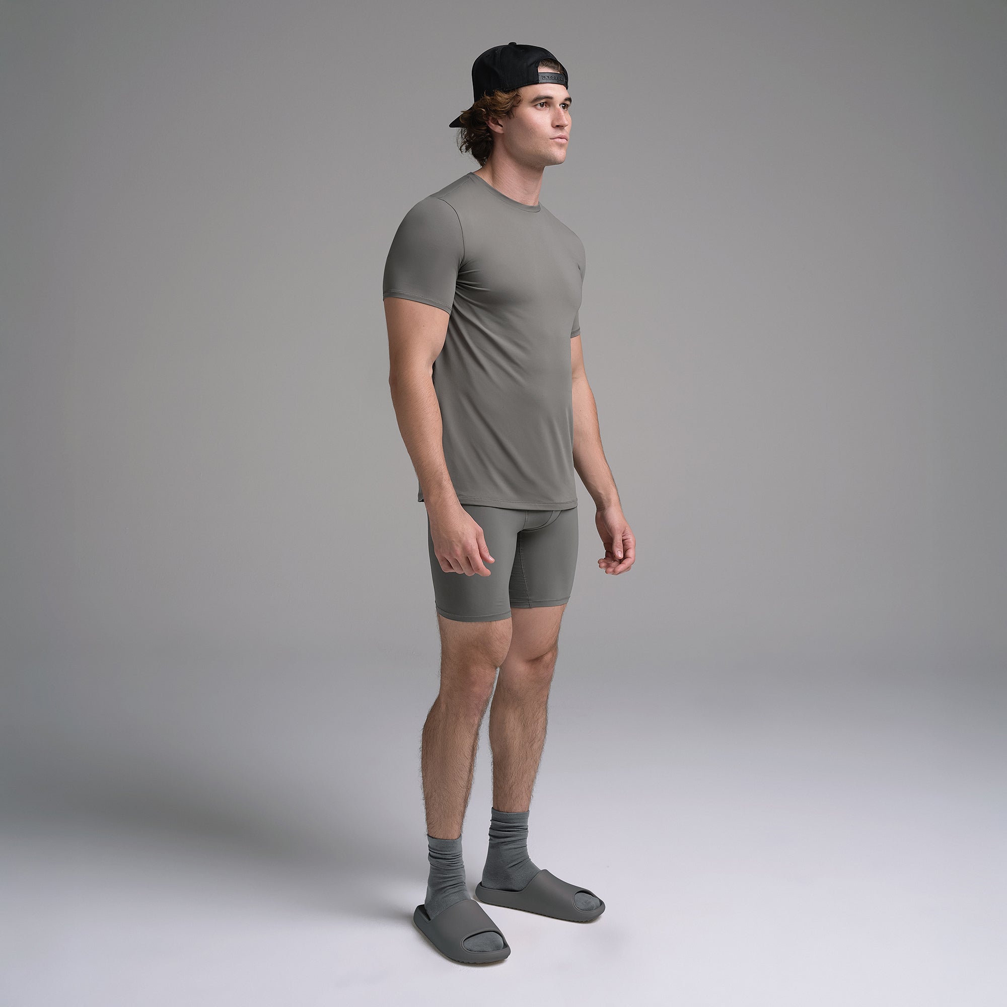 SKIMS SPORT MENS T-SHIRT | GUNMETAL - Image 3