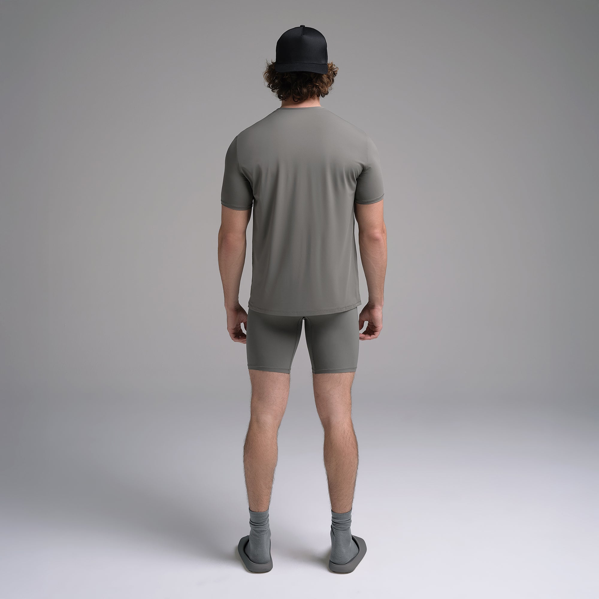 SKIMS SPORT MENS T-SHIRT | GUNMETAL - Image 4