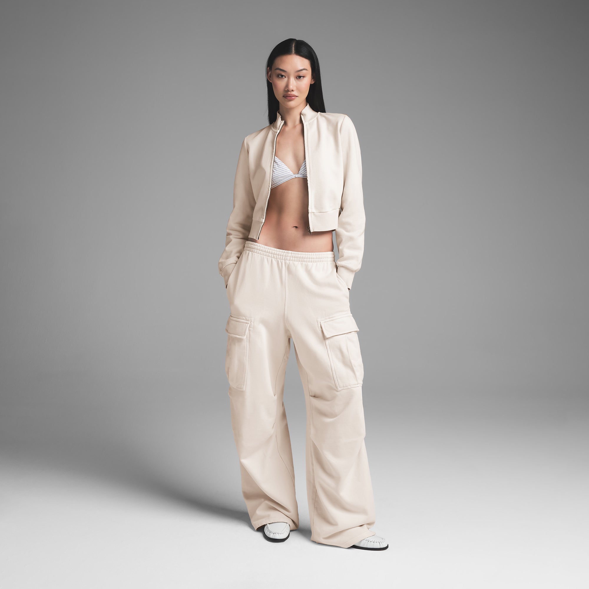 BOYFRIEND FLEECE CARGO PANT | BUFF