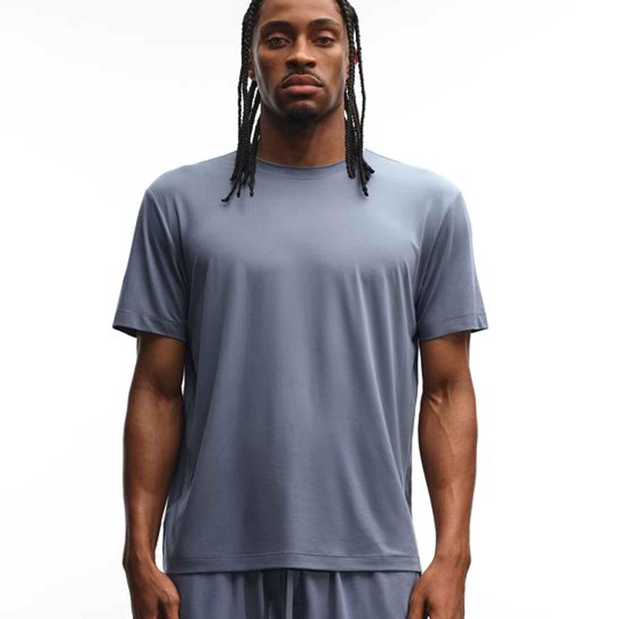 OUTDOOR JERSEY MENS CLASSIC T-SHIRT | STEEL BLUE - Image 4